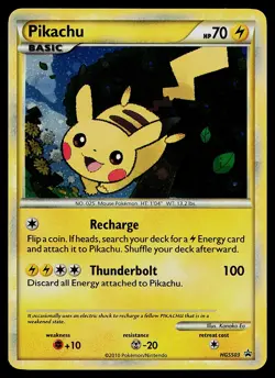 Pokemon Card - Pikachu HGSS Promo HGSS03 Holo - Image 1