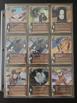 Naruto CCG 2002 First Edition Lot of 56 Cards Condition Great to Light Played - Image 5
