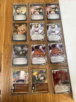 NARUTO CCG CHIDORI JUTSU VINTAGE 2002 COLLECTIBLE CARD GAME LOT OF 67 1ST Ed - Image 3