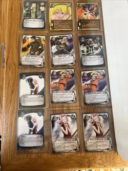 NARUTO CCG CHIDORI JUTSU VINTAGE 2002 COLLECTIBLE CARD GAME LOT OF 67 1ST Ed - Image 5