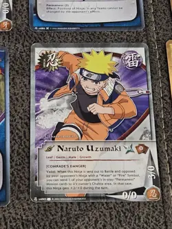 Naruto Trading Card Lot TCG/CCG ~ 12 Cards 1 Foil Kiba Inuzuka Asuma Sarutobi - Image 5