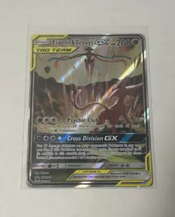 Pokemon Espeon and Deoxys GX Tag Team SM240 Card - Image 1