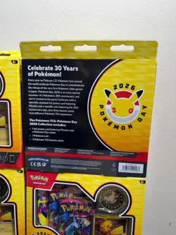 - LOT OF 4 - Pokemon TCG Day 2026 Collection Box Pikachu Promo Card - NEW SEALED - Image 5