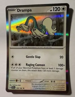 Drampa - Temporal Forces TEF 138/162 Holo Rare Pokemon TCG Card - Image 1