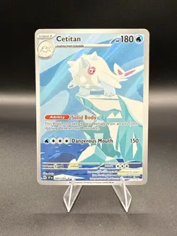 Pokemon Cetitan Holo TCG Card 201/191 Sv08: Surging Sparks Illustration - Image 1