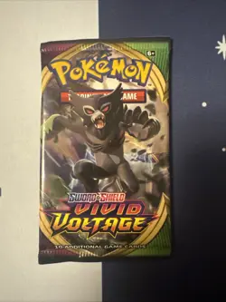 Pokemon Vivid Voltage Booster Pack 10 Cards Pack NEW SEALED Official TCG - Image 1