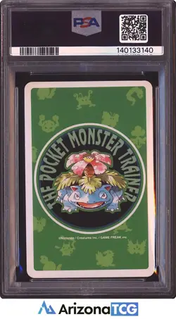Pokemon 1996 Aerodactyl 142A 10 Of Clubs Green Playing Card Japanese PSA 10 - Image 2