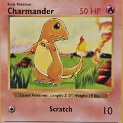 Charmander 46/102 | Base Set Shadowless | Great Centering | WOTC | Pokemon Card - Image 1