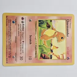 Charmander 46/102 | Base Set Shadowless | Great Centering | WOTC | Pokemon Card - Image 2