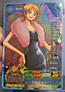 One Piece BANDAI BERRY MATCH NAMI IC7-43 VERY EARLY CARD LUFFY CREW HOLO GOLD - Image 1