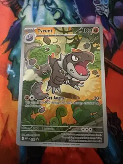 Tyrunt 070 Promo Card Perfect Order Etb Promo Full Art NM - Image 1