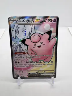 Pokemon TCG Lillie's Clefairy EX Journey Together 173/159 Single Card NM - Image 1