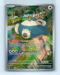 Pokemon tcg SV: Scarlet & Violet Promo Cards Snorlax Near Mint or Better - Image 1