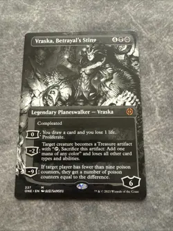 Vraska, Betrayal's Sting (Borderless) [ONE - 337] - NM [Normal] TCG MTG - Image 1