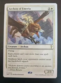 Archon of Emeria (White Border) Mystery Booster 2 MTG Regular Near Mint - Image 1