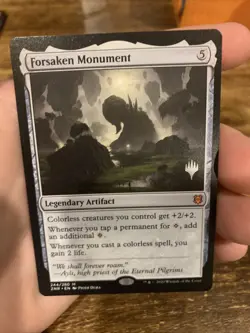 MTG Magic the Gathering Forsaken Monument (244p/168) Zendikar Rising Promos NM - Image 1