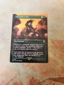 Life Finds A Way Borderless Universes Beyond Jurassic World MTG LP - Image 1