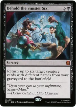 Behold the Sinister Six! - 0051 - Marvel's Spider-Man MTG - NM/M - English - Image 1