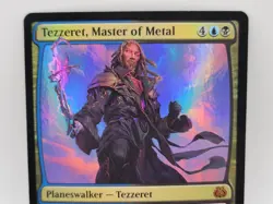 MTG Tezzeret Master of Metal NM FOIL Aether Revolt Mythic Rare Planeswalker - Image 2