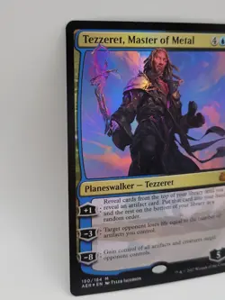 MTG Tezzeret Master of Metal NM FOIL Aether Revolt Mythic Rare Planeswalker - Image 5