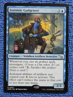 MTG 1x Forensic Gadgeteer Murders at Karlov Manor Non-Foil - Image 1
