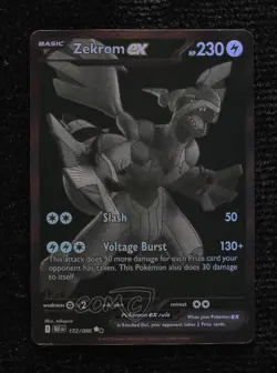 Double Rare - Zekrom ex Pokemon Black Bolt BLK #172 - Image 1