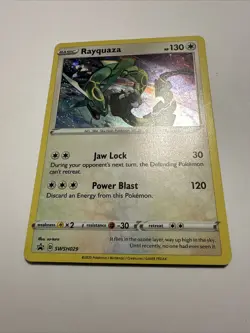 Pokemon TCG Rayquaza Sword & Shield SWSH029 Holo Promo Promo - Image 1
