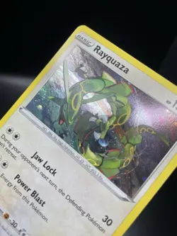 Rayquaza SWSH029 Black Star PROMO Sword & Shield Promo Card Holo Pokemon TCG - Image 1
