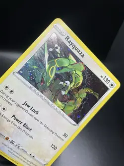 Rayquaza SWSH029 Black Star PROMO Sword & Shield Promo Card Holo Pokemon TCG - Image 2