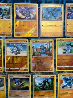 Pokemon Tcg Riolu Lot of 38 Unique HOLO & Non Holo Vintage and MORE! - Image 3