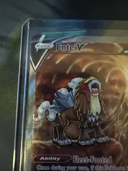 Pokemon Entei v TCG GG36/GG70 Crown Zenith Galarian Gallery Ultra Rare - Image 2