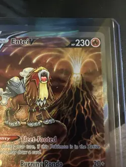 Pokemon Entei v TCG GG36/GG70 Crown Zenith Galarian Gallery Ultra Rare - Image 5