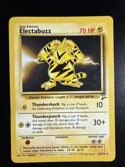 Electabuzz 24/130 Non Holo Rare Base Set 2 Pokemon Card - Image 1