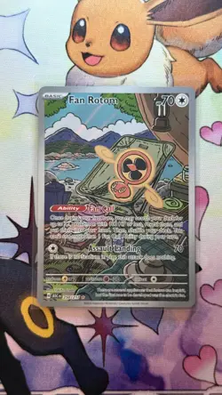 Pokemon TCG Fan Rotom Ascended Heroes Illustration Rare 250/217 Pack Fresh Mint - Image 1