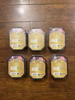 Pokemon TCG: Blissey & Gardevoir Strong Bond Tins X6 Set New Factory Sealed - Image 2
