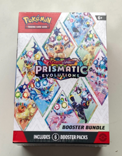 Pokemon Prismatic Evolutions Booster Bundle (6 Packs) TCG – Factory Sealed 💎 - Image 1