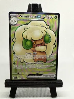 Pokemon TCG S&V White Flare Whimsicott EX 157/086 English - Image 1