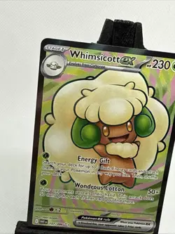 Pokemon TCG S&V White Flare Whimsicott EX 157/086 English - Image 4