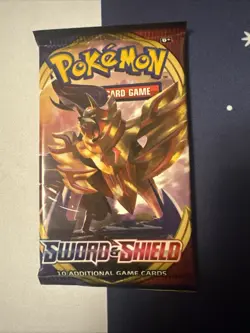 Pokemon Sword & Shield Base Set Booster Pack Factory Sealed - Image 1