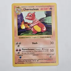 Base Set Shadowless Charmeleon 24/102 | Great Centering | Rare Pokemon Card - Image 2