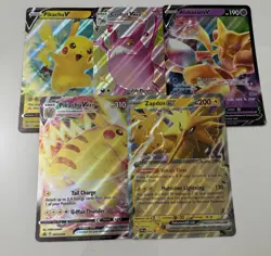 Pokemon *JUMBO* Card Lot Of 17 Oversized Cards Big Flareon Vmax, Charizard - Image 5
