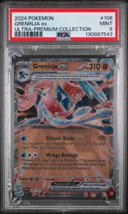Greninja Ex Pokemon Ultra-Premium Collection 106/167 Metal PSA 9 - Image 1