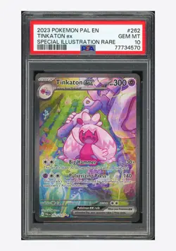 Pokemon PSA 10 Tinkaton ex Special Illustration Rare 2023 262/193 PAL English - Image 1