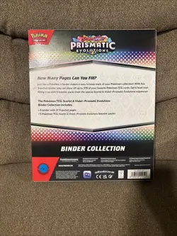 Pokemon TCG Scarlet Violet Prismatic Evolutions Binder Collection New Sealed - Image 2