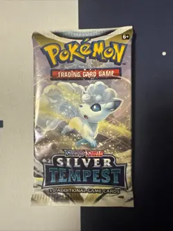 Pokemon TCG Silver Tempest Factory Sealed Booster Pack - Image 1