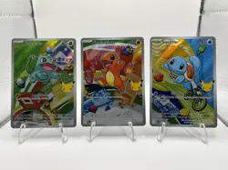 Pokemon TCG First Partners Kanto Lot Promo Charmander Squirtle Bulbasaur NM - Image 1