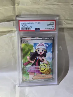PSA 10 Gem Mint - DAWN #118 ULTRA RARE FULL ART 2025 POKEMON PHANTASMAL FLAMES - Image 3