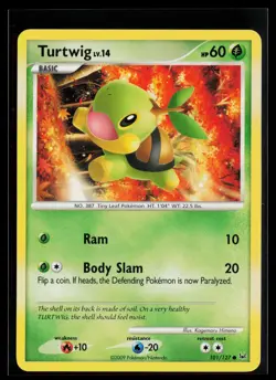 Turtwig 101/127 Common Platinum Pokemon Near Mint - Image 1