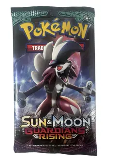 Pokemon Sun & Moon Base Set (2) Guardians Rising (2) Sealed Booster 4-Pack Lot - Image 2