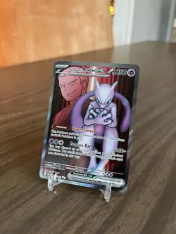 Pokemon TCG Team Rockets Mewtwo EX 213/182 Full Art Destined Rivals English - Image 3